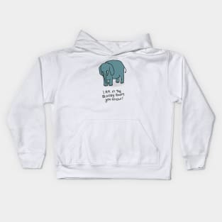 Grumpy Elephant Kids Hoodie